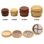 Wholesale Factory Direct 4-Layer Drum Wooden Grinder 40/55/63mm