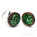 Wholesale Custom Wooden Herb Grinder with Glass Jar photo 2