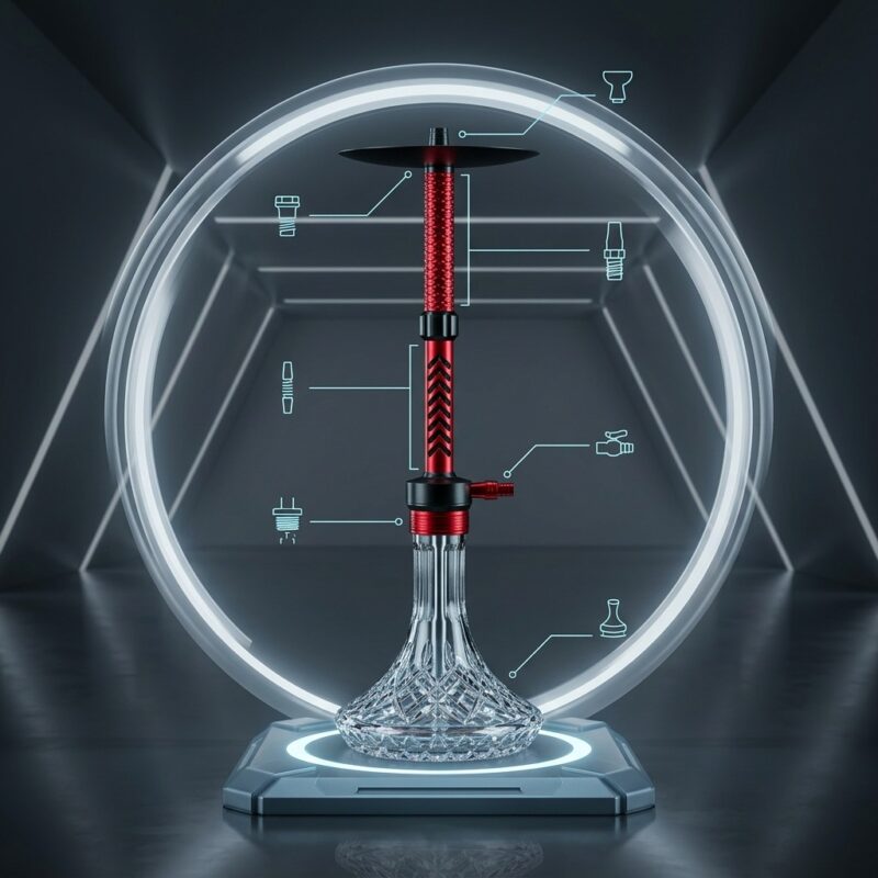 Wholesale single hose luxury hookahs